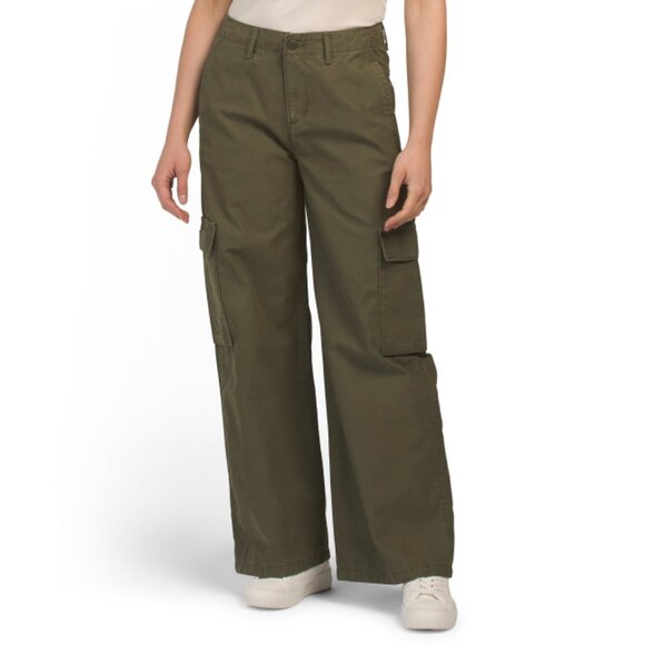 LEVIS Olive Baggy Cargo Pants - Picture 1 of 2